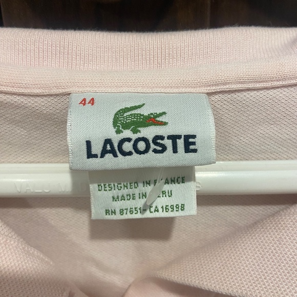 Lacoste Cropped Tee- Medium - Picture 2 of 3